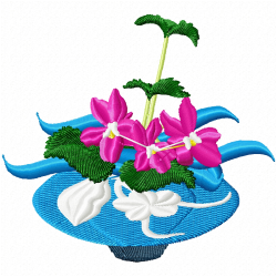 Flowers Embroidery Design 12 Flowers Embroidery Design 12